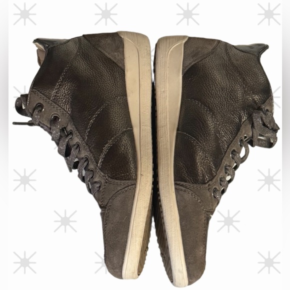 EUC GEOX MYRIA High Top Sneakers Bronze/Brown - Picture 7 of 10